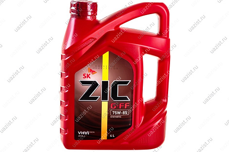 Масло трансмиссионное 75W85 полусинтетика ZIC G-FF GL-4, 4л. 