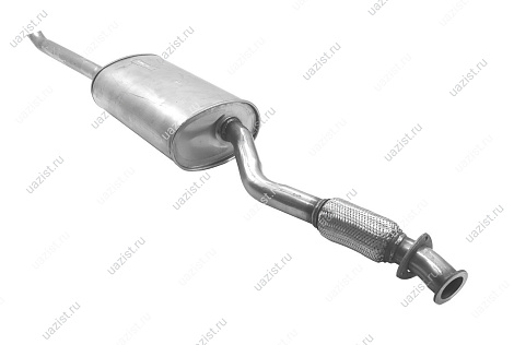 Глушитель с резонатором (УАЗ Пикап, Карго, дв. 514) Баксан (нерж.) L-1850** 