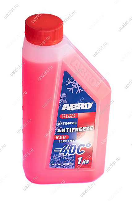 Антифриз красный (1кг) ABRO ****** 