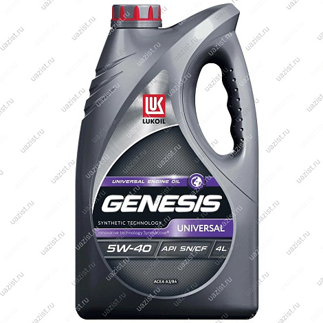 Моторное масло Лукойл GENESIS UNIVERSAL 5W40, 4л. 